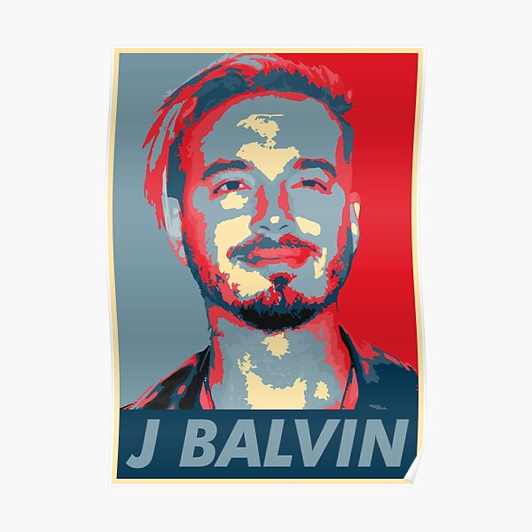 J Balvin Poster RB1504 product Offical J Balvin Merch