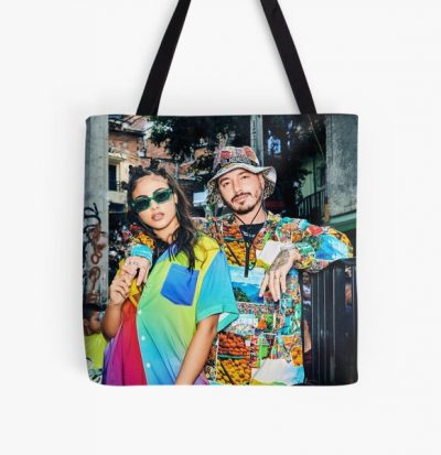 J Balvin t-shirt, j Balvin fan art & gear All Over Print Tote Bag RB1504 product Offical J Balvin Merch