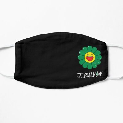 Arcoiris  Green, Verde- J Balvin (Jeismary Rivera) Flat Mask RB1504 product Offical J Balvin Merch