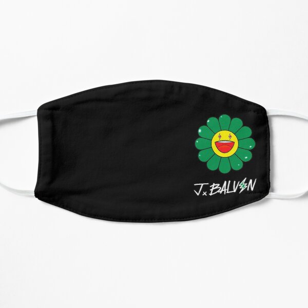 Arcoiris  Green, Verde- J Balvin (Jeismary Rivera) Flat Mask RB1504 product Offical J Balvin Merch